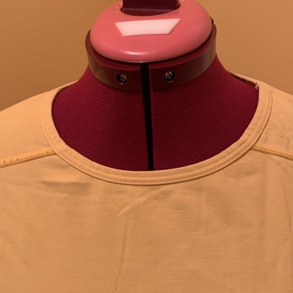 Danskin Yellow Panelled Front Long Sleeve T-Shirt - Picture 3 of 11